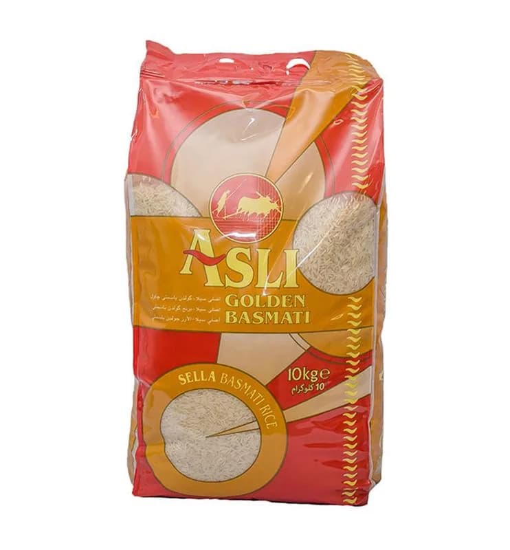 Asli Golden Sella Rice 10kg — 10kg x 2