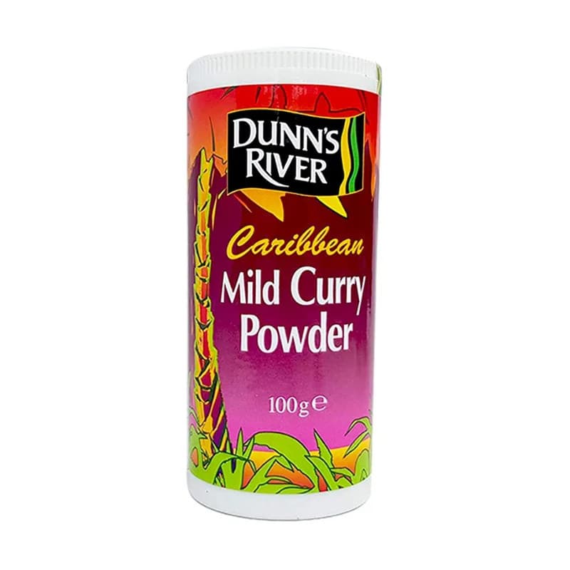 Dunns River Caribbean Curry Powder Mild 100g — 100g x 12