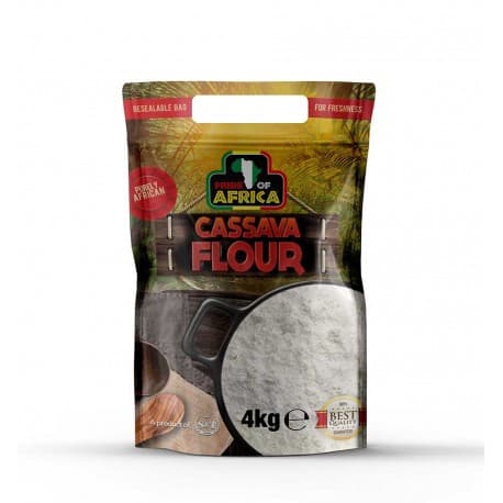 POA Cassava Flour (Lafun) 4kg — 4kg x 4