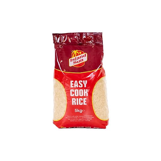 Island Sun Easy Cook Rice 5kg — 5kg x 4