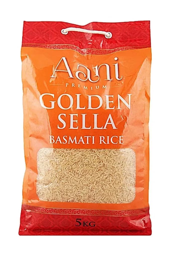 Aani Golden Sella Rice 5kg — 5kg x 4