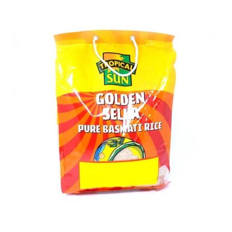 Tropical Sun Golden Sella Basmati Rice — 2kg x 6