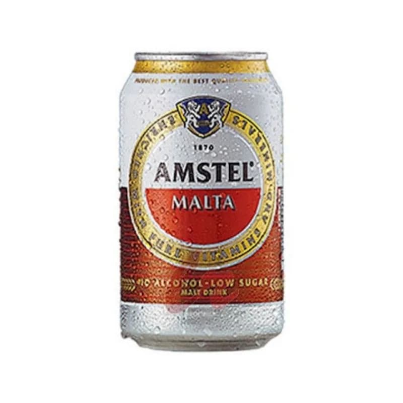 Amstel Malta Can 330ml — 330ml x 24