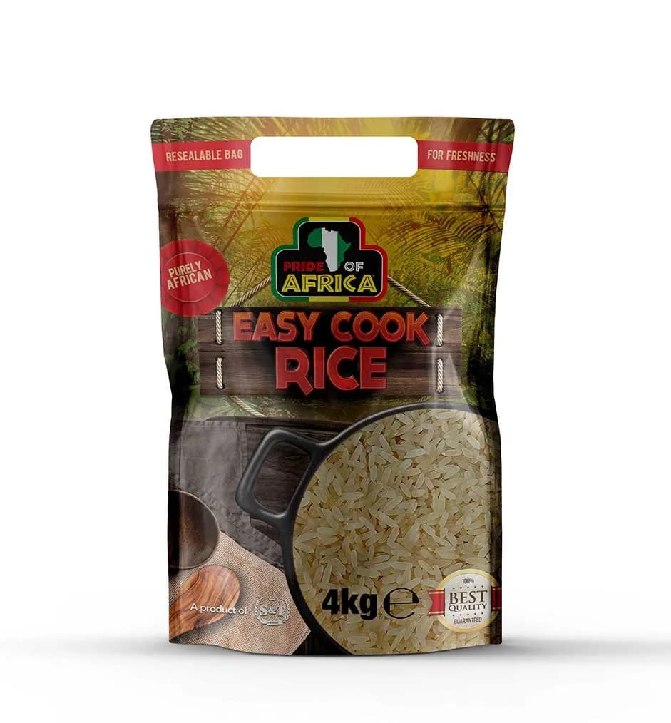 POA Easy Cook Rice 4kg — 4kg x 4