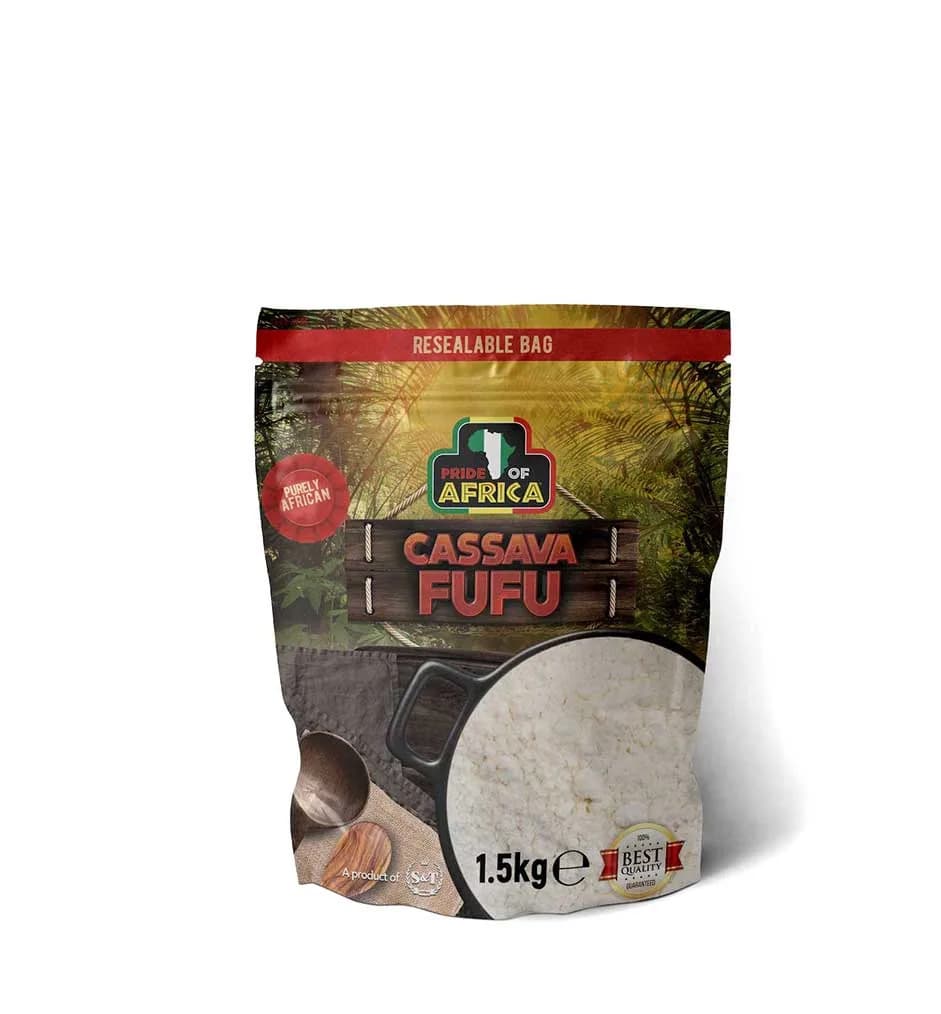 POA Cassava Fufu Flour 1.5kg — 1.5kg x 10