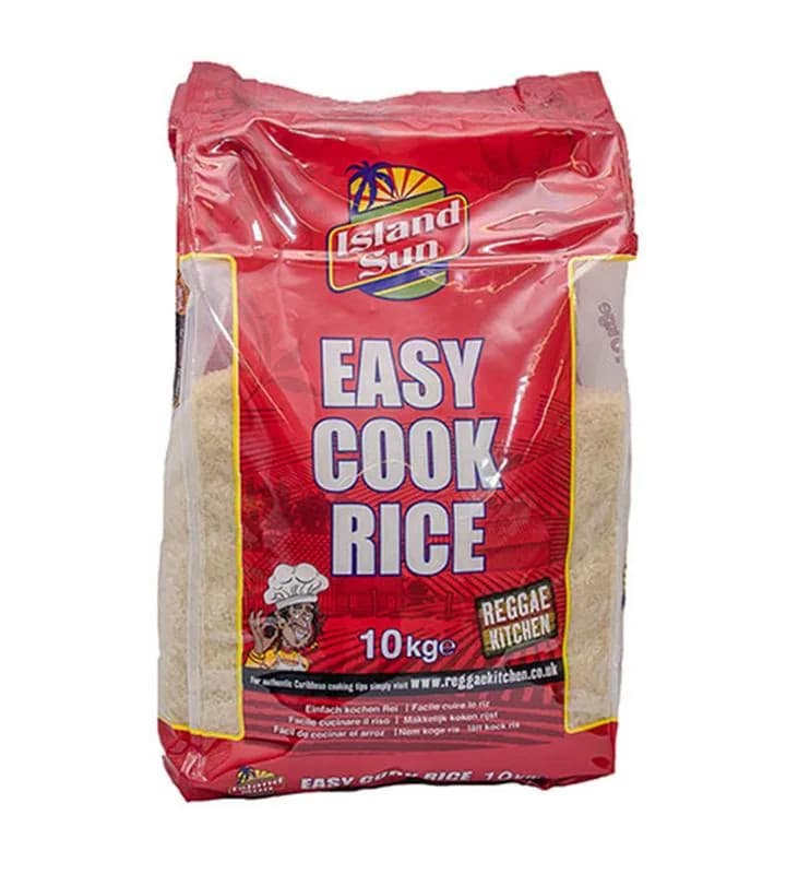 Island Sun Easy Cook Rice 10kg — 10kg x 2