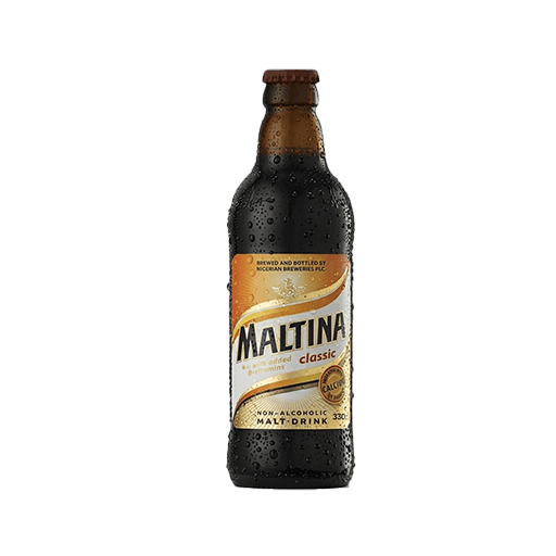 Maltina Glass Bottle — 330ml x 24