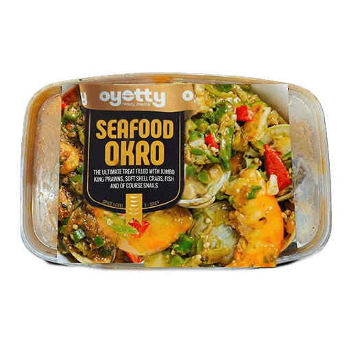 Oyetty Ready Meals Seafood Okro — 1Litre x 6
