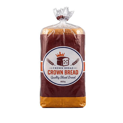 Crown Bread (Sliced) — 800g x 10