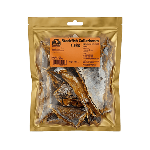 POA Stockfish Cod Collarbone — Varied kg