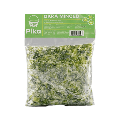 Pika Minced Okra Frozen — 500g x 20