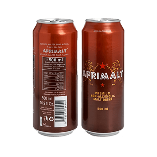 Afrimalt Can 500ml — 500ml x 12