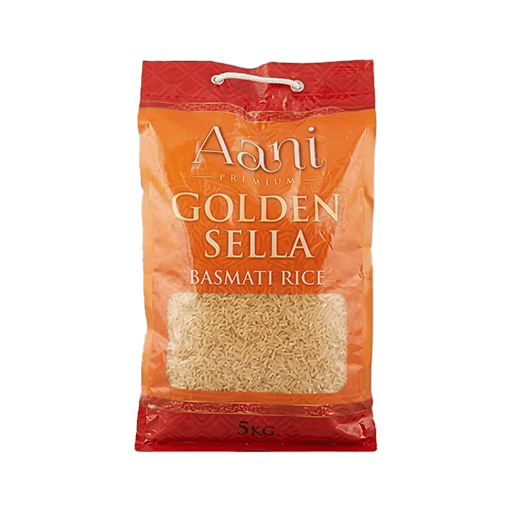 Aani Golden Sella Rice 5kg — 5kg x 4