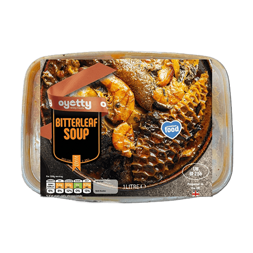Oyetty Ready Meals Bitter Leaf Soup — 1Litre x 6