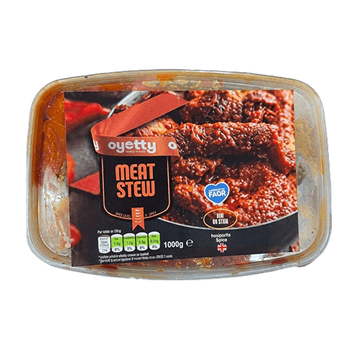 Oyetty Ready Meals Meat Stew — 1Litre x 6
