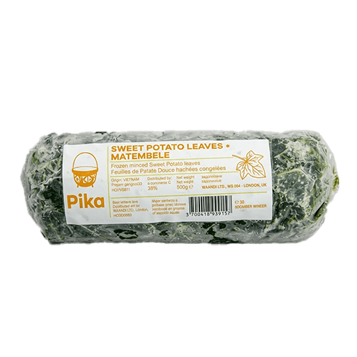 Pika Potato Leaves (Matembele) Frozen — 300g x 20