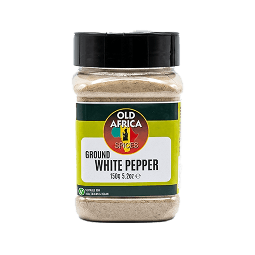 OLD AFRICA Ground White Pepper — 150g x 12