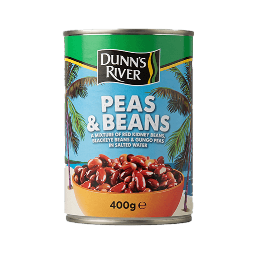Dunns River peas and beans — 400g x 12