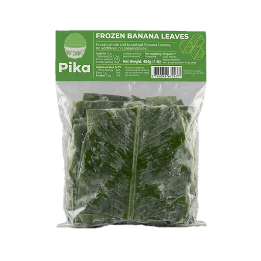 Pika Banana Frozen Leaves — 454g x 20